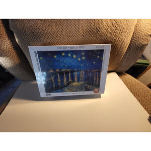 Eurographics 1000 Pc Puzzle- Vincent Van Gogh's The Starry Night Over The Rhine